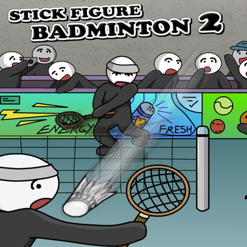 Stick Figure Badminton 2